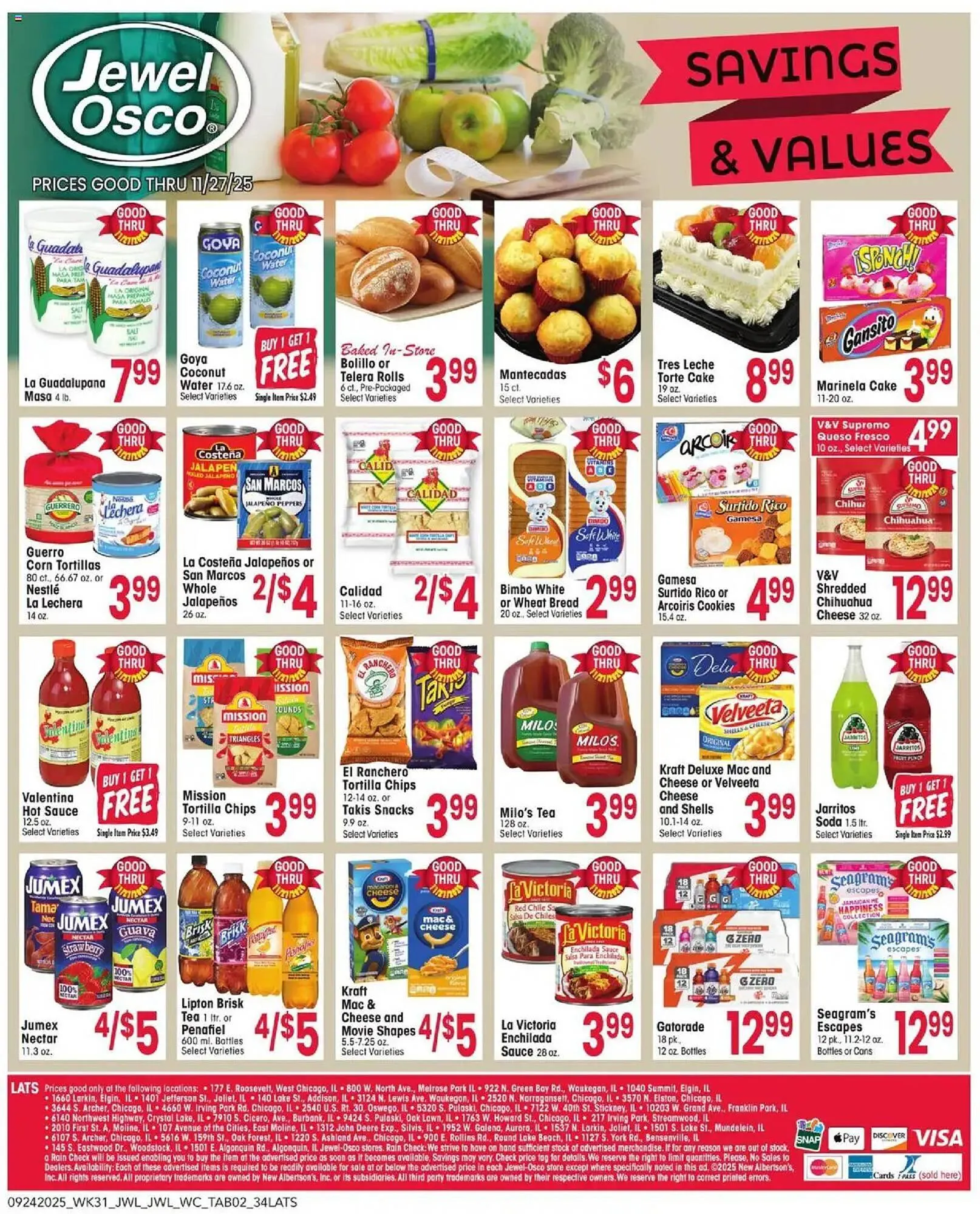 Weekly ad Jewel-Osco weekly ad from September 24 to November 28 2025 - Page 2