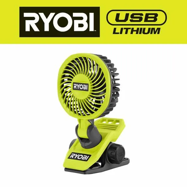 USB LITHIUM CLAMP FAN KIT