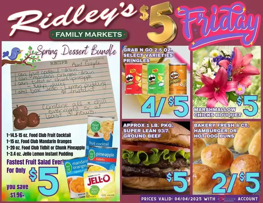 Ridleys Family Markets weekly ad - 1