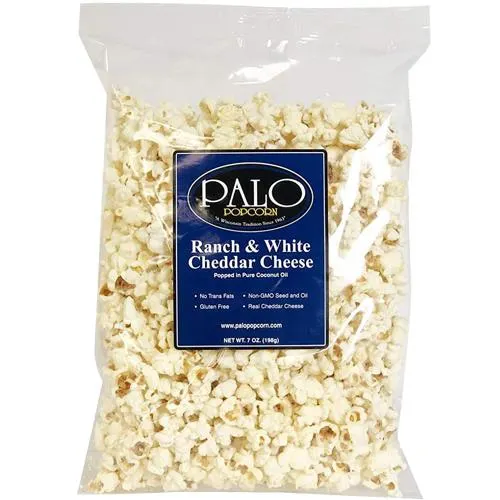 Palo Popcorn Kettle Popped Ranch and White Cheddar Cheese Popcorn, 6 Oz