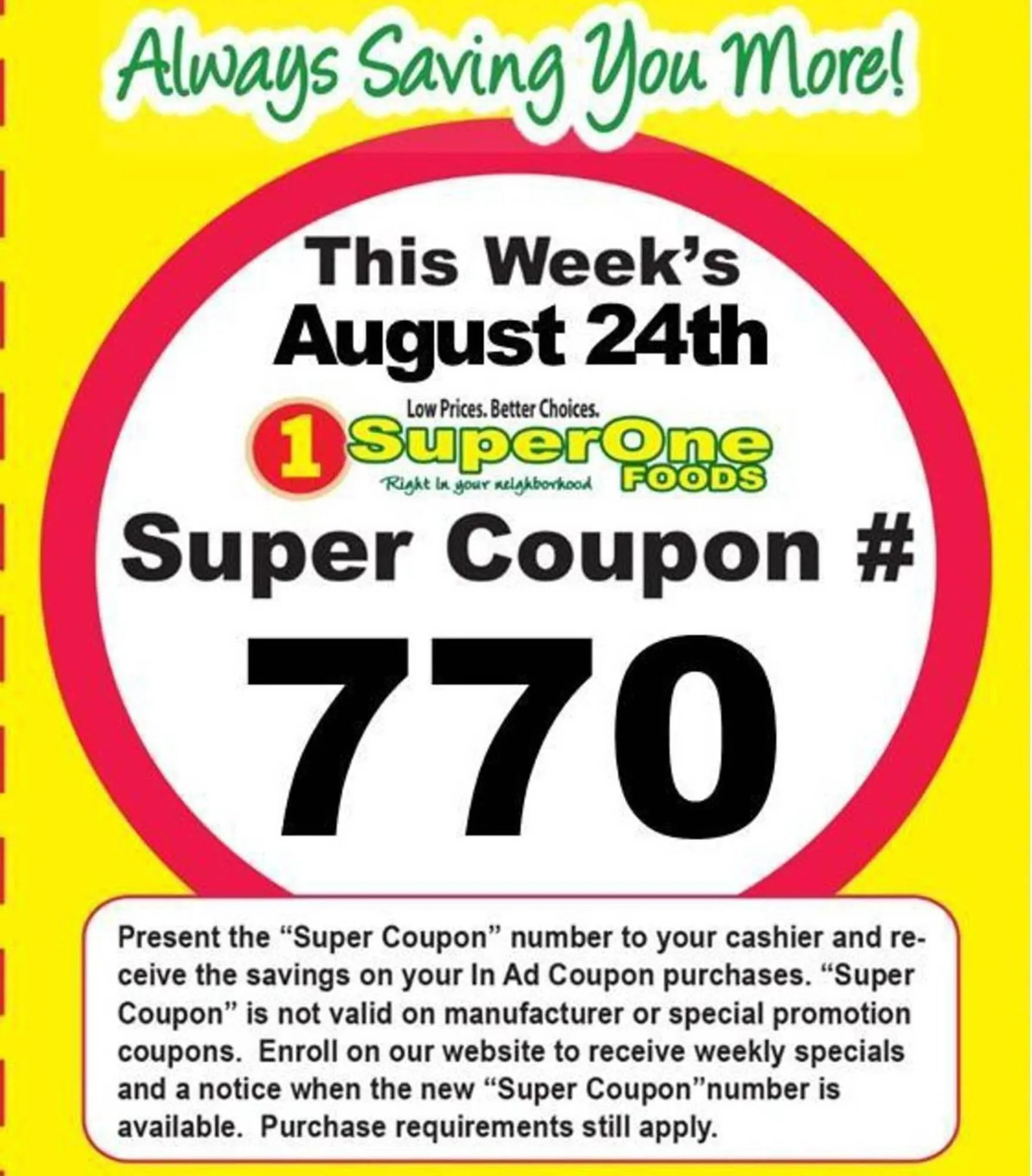 Miners County Market Weekly Ad - 1