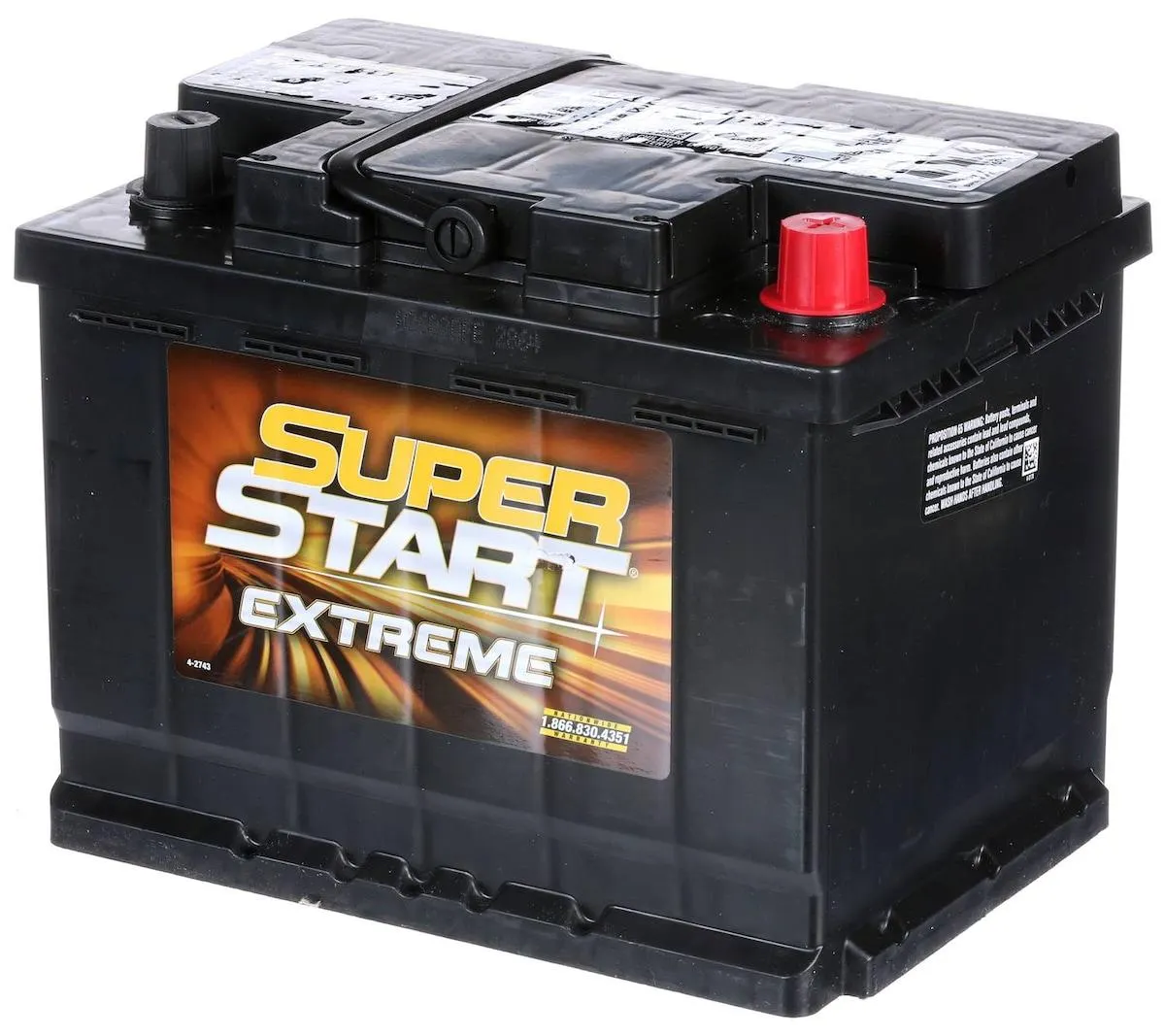Super Start Extreme Standard Flooded Top Post Battery Group Size 47 H5 - 47EXT