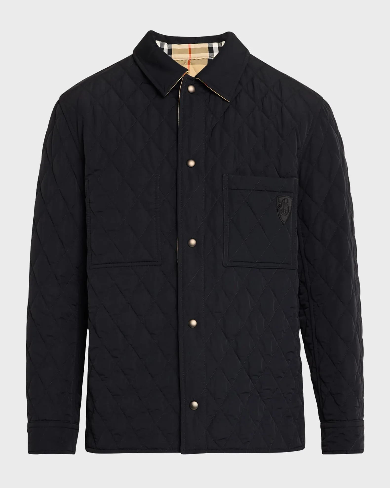 Men's Reversible Quilted Overshirt