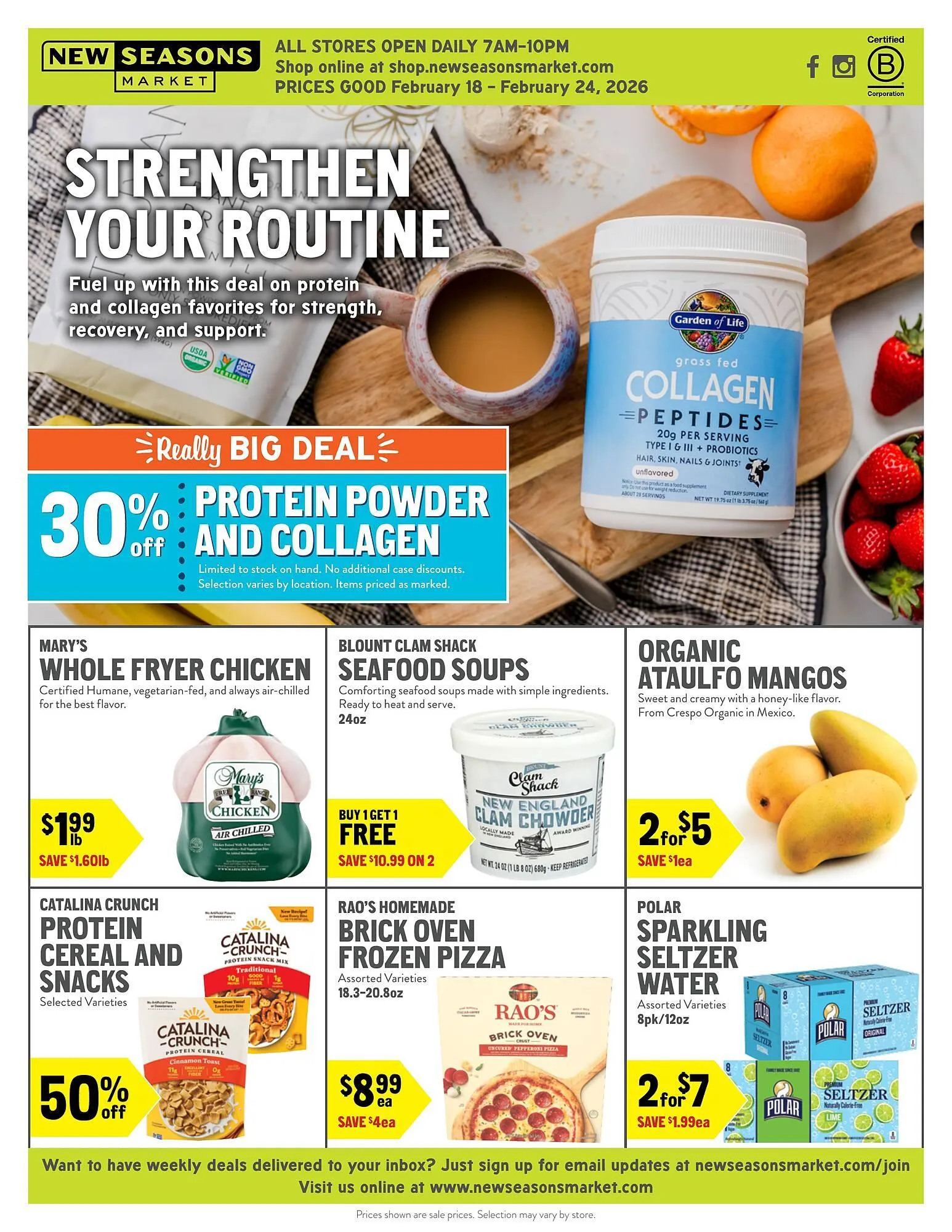 Weekly ad New Seasons Market weekly ad from February 18 to February 24 2026 - Page 1