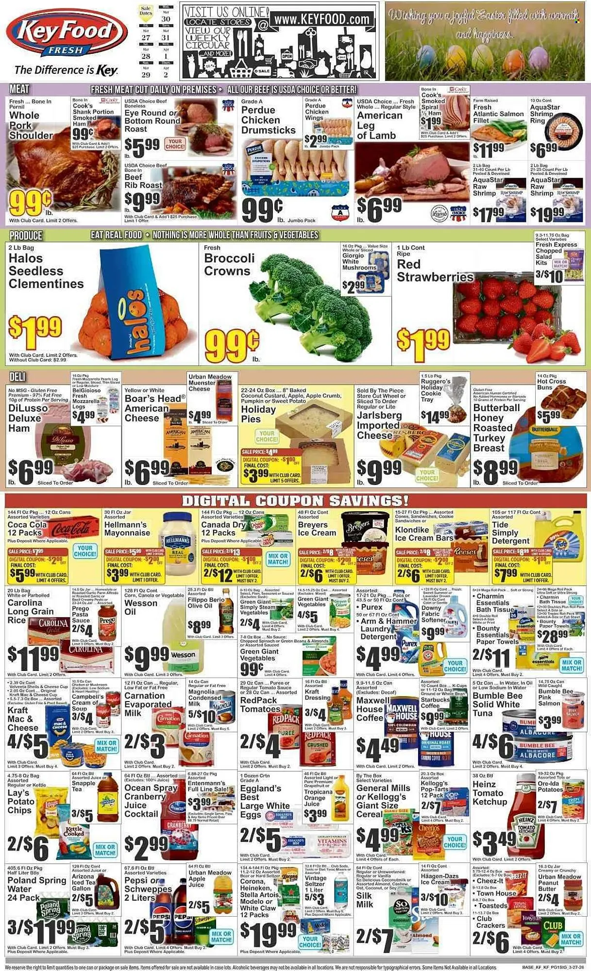 Weekly ad Key Food circular from March 27 to April 2 2026 - Page 1