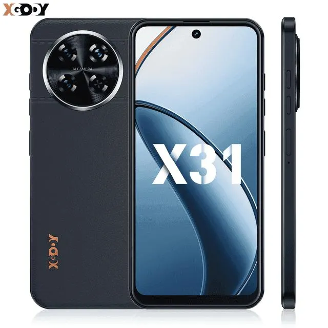 XGODY X31 4G Only T-Mobile Unlocked Android Phone, 64GB Unlocked Cell Phones,6.528" Smartphones, 4250mAh Battery, Navy Blue