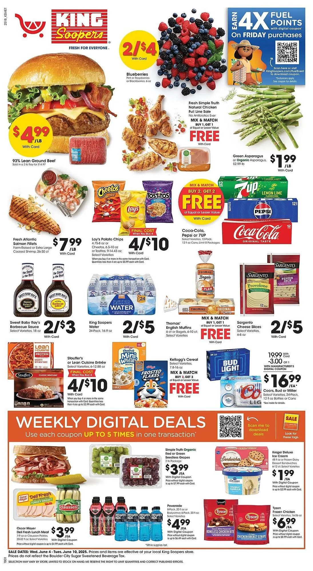 Weekly ad King Soopers Weekly Ad from June 4 to June 10 2025 - Page 1
