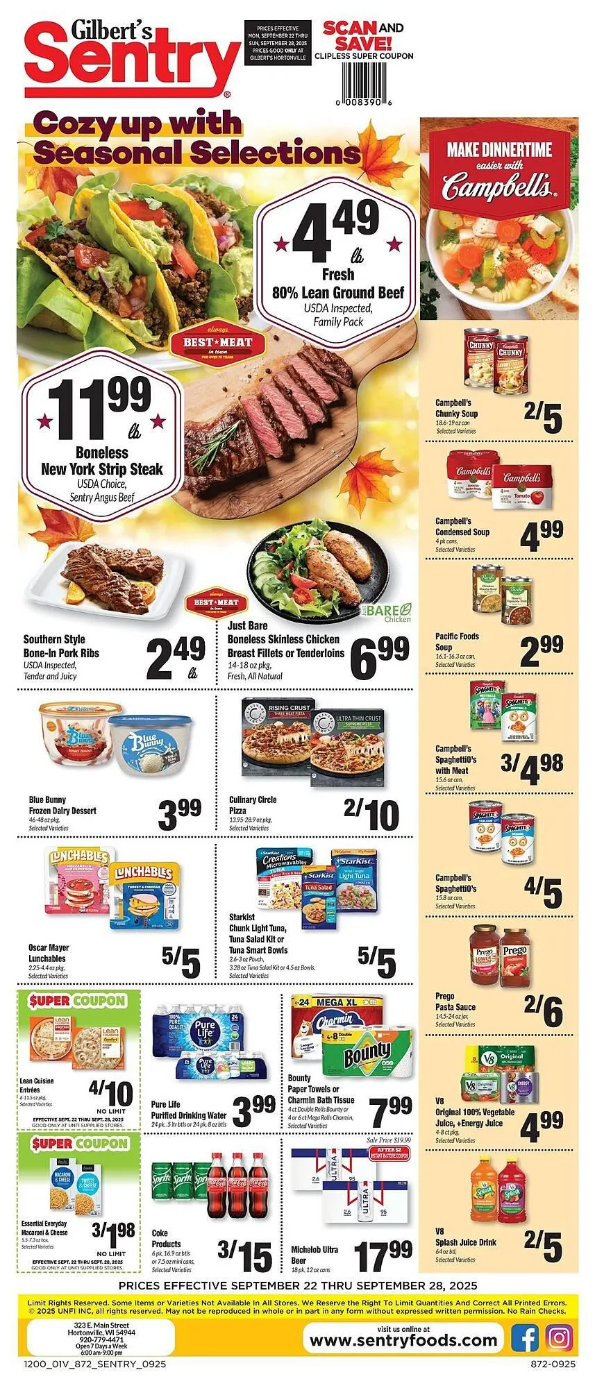 Weekly ad Sentry weekly ad from September 22 to September 28 2025 - Page 1