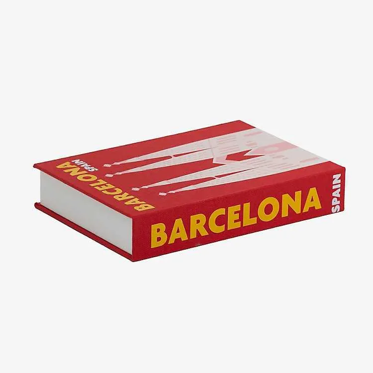 Barcelona Spain Red Book Box