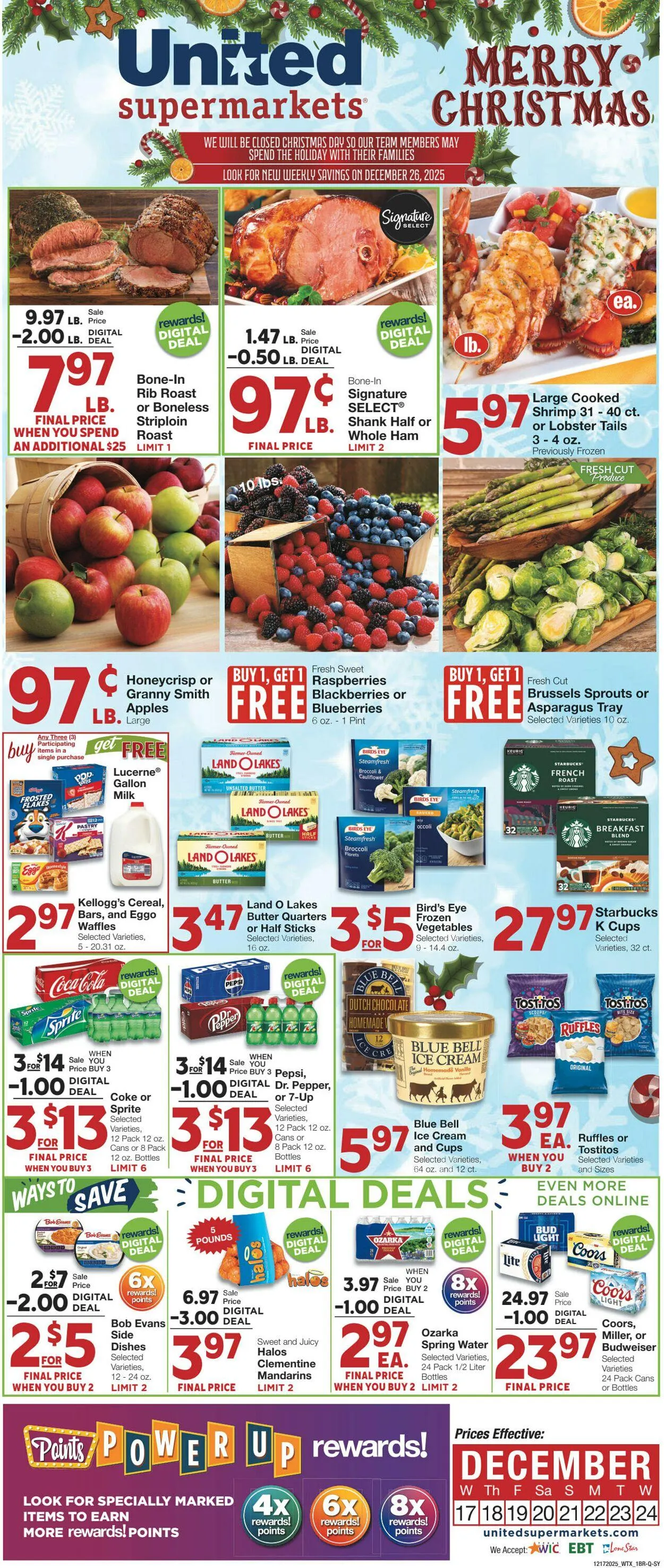 Weekly ad United Supermarkets Current weekly ad from December 16 to December 24 2025 - Page 1