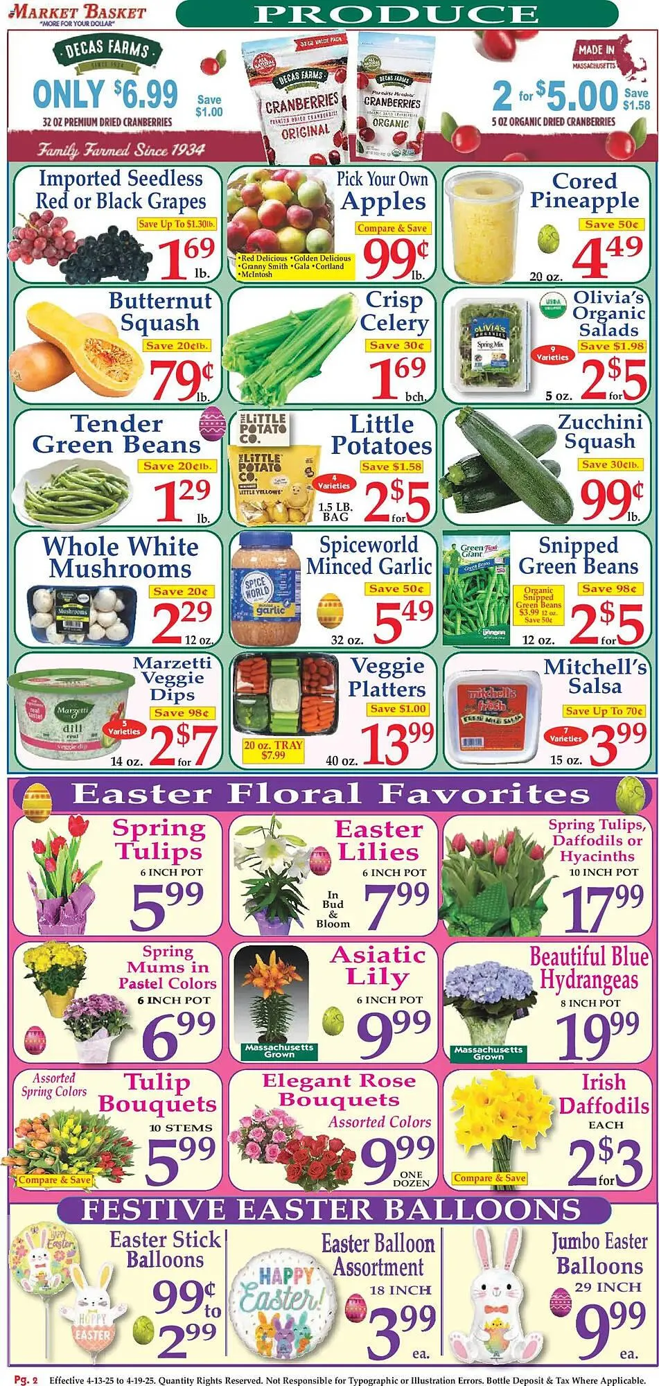 Weekly ad Market Basket Weekly Ad from April 13 to April 19 2025 - Page 2
