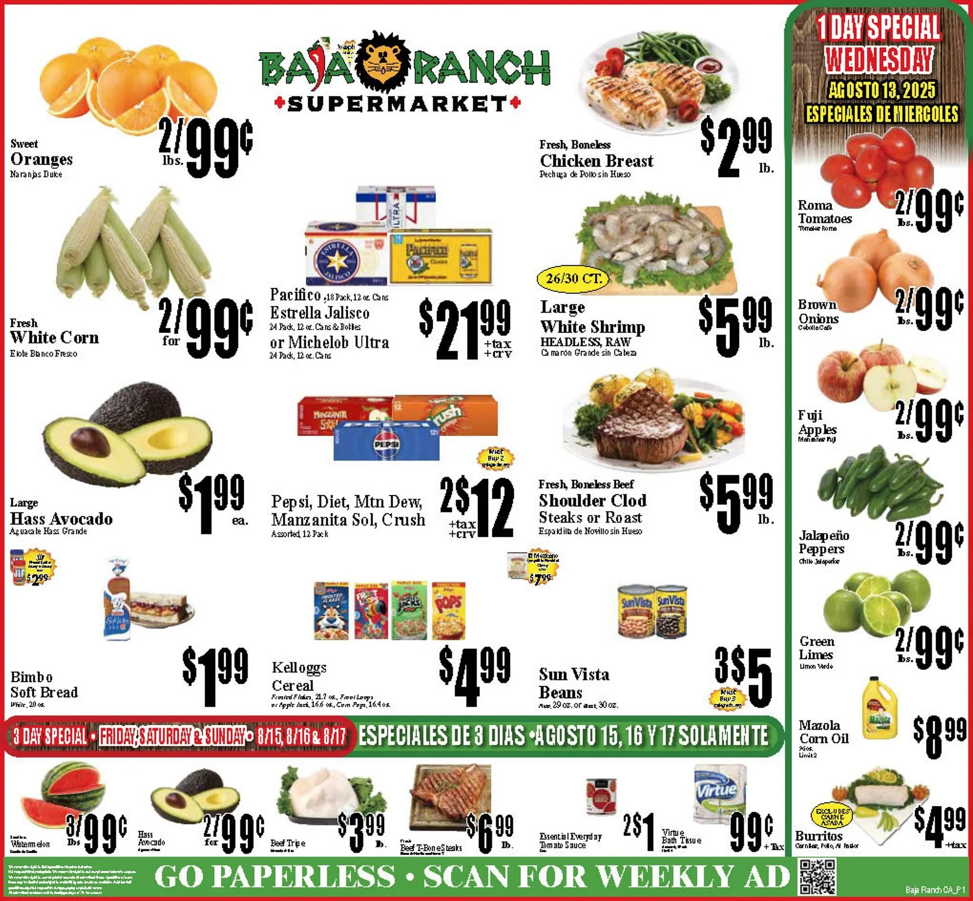 Baja Ranch Weekly Ad - 1