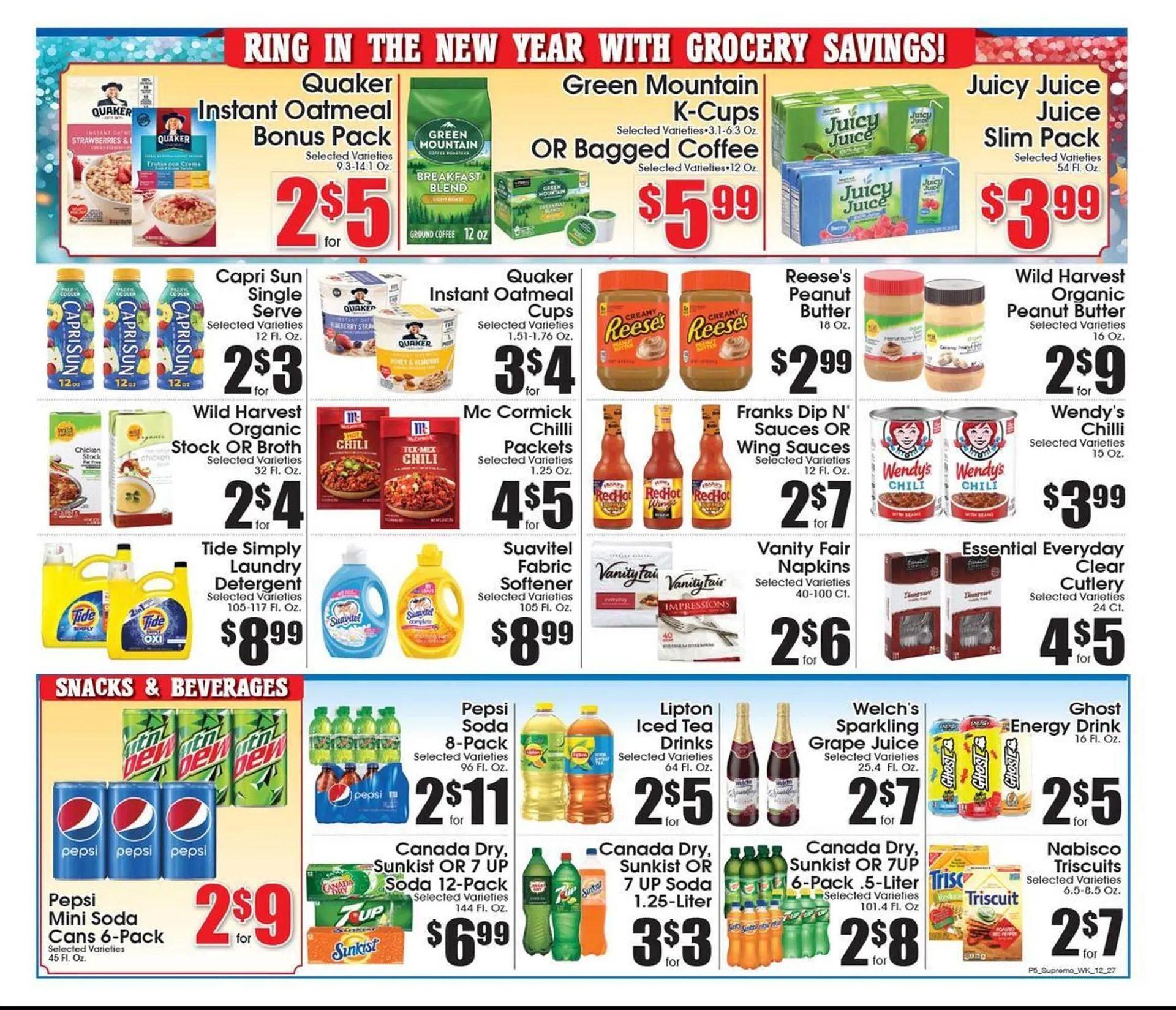 Weekly ad Supremo Foods Inc weekly ad from December 27 to January 2 2026 - Page 5