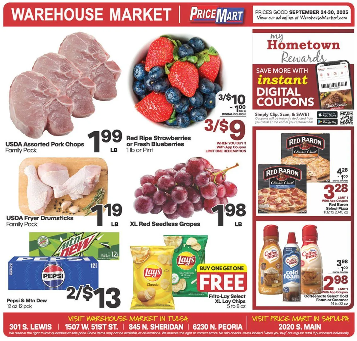 Weekly ad Warehouse Market from September 24 to September 30 2025 - Page 1