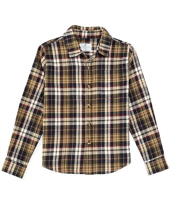 Big Boys 8-20 Plaid Sport Shirt