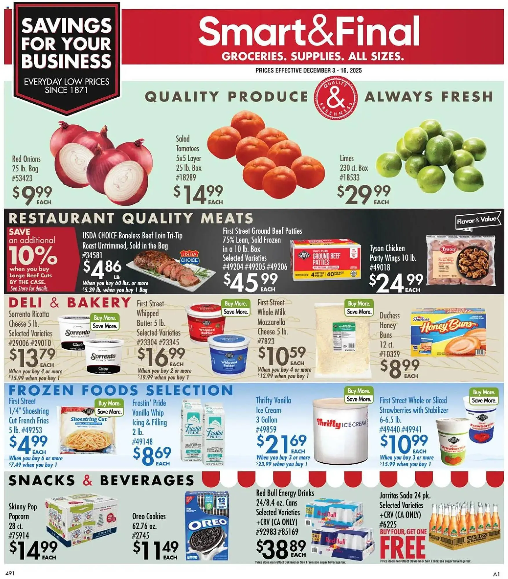 Weekly ad Smart & Final weekly ad from December 3 to December 16 2025 - Page 1