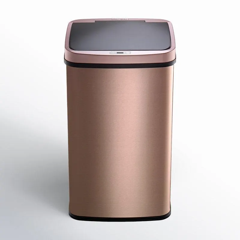 Nine Stars 13.2 Gallon Stainless Steel Motion Sensor Trash Can