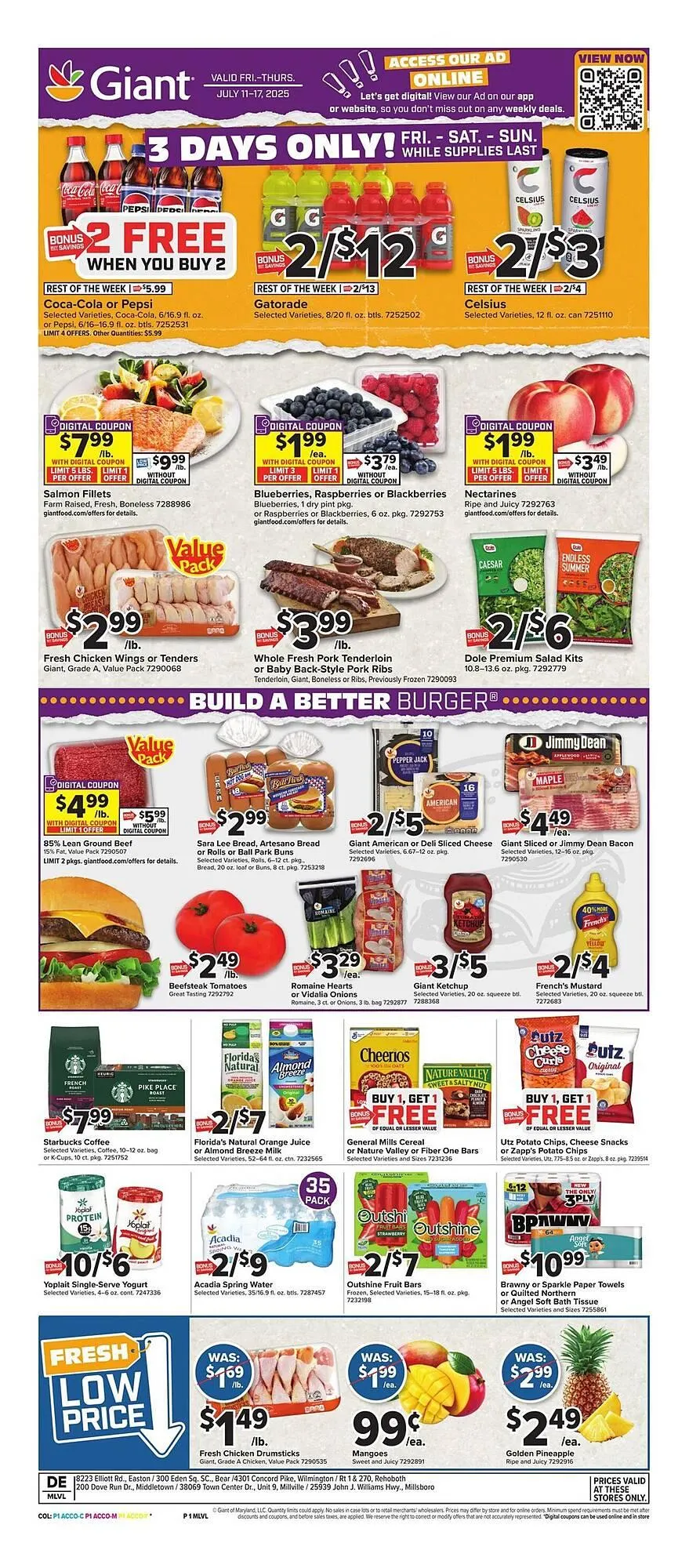 Giant Food Weekly Ad - 1