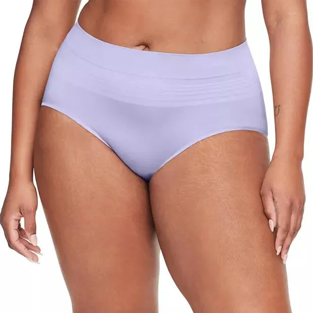 Warners No Pinching, No Problems® Dig-Free Comfort Waist with Lace Smooth and Seamless Brief RS1501P
