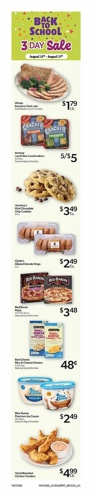 Weekly ad Woods Supermarket Weekly Ad from August 13 to August 19 2025 - Page 5