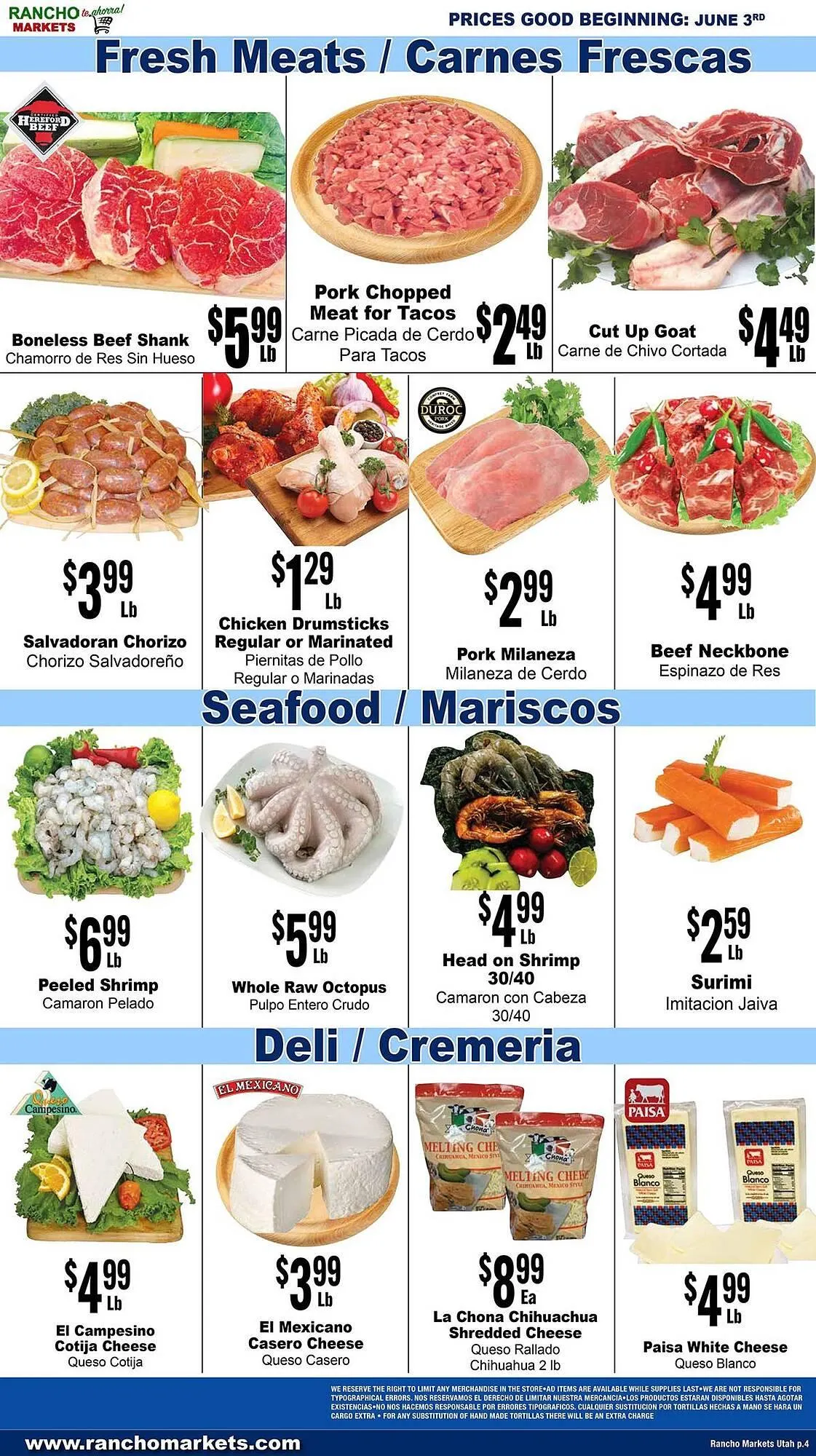 Weekly ad Rancho Markets Weekly Ad from June 3 to June 9 2025 - Page 4