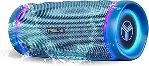 TREBLAB HD77 - Portable Bluetooth Speaker - Powerful 360° Sound, 30W Audio with Impactful Bass, 20H Battery, IPX6 Waterproof, Shockproof, TWS Stereo, Speaker Bluetooth Wireless for Outdoor, Beach Pool