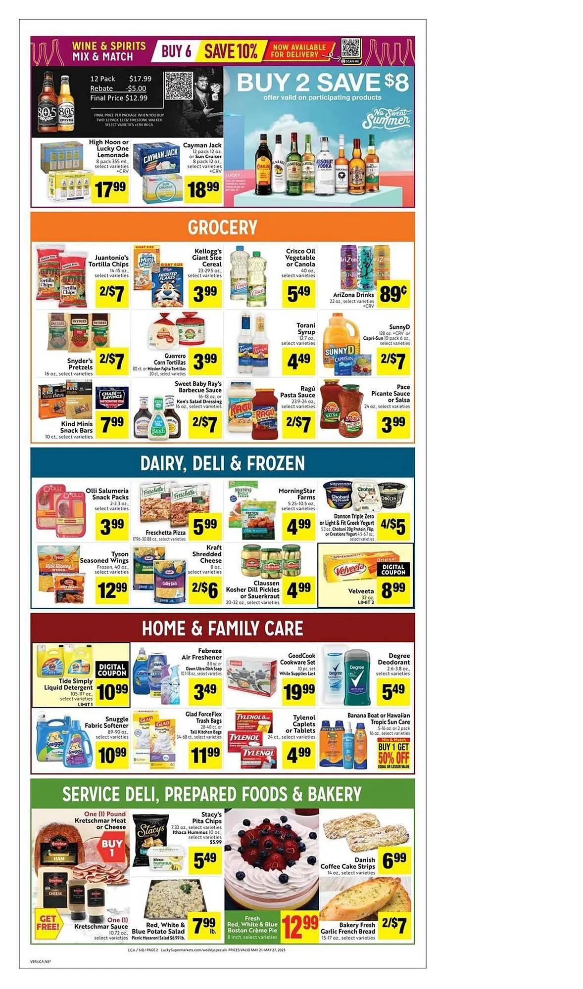 Weekly ad Lucky Supermarkets Weekly Ad from May 23 to May 26 2025 - Page 2