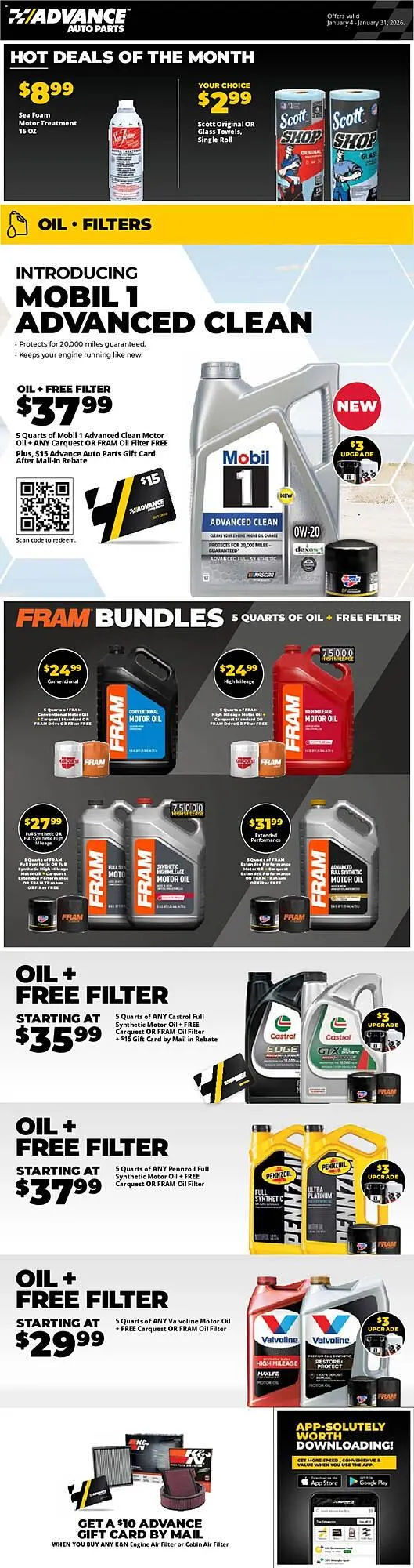 Advance Auto Parts flyer - 1