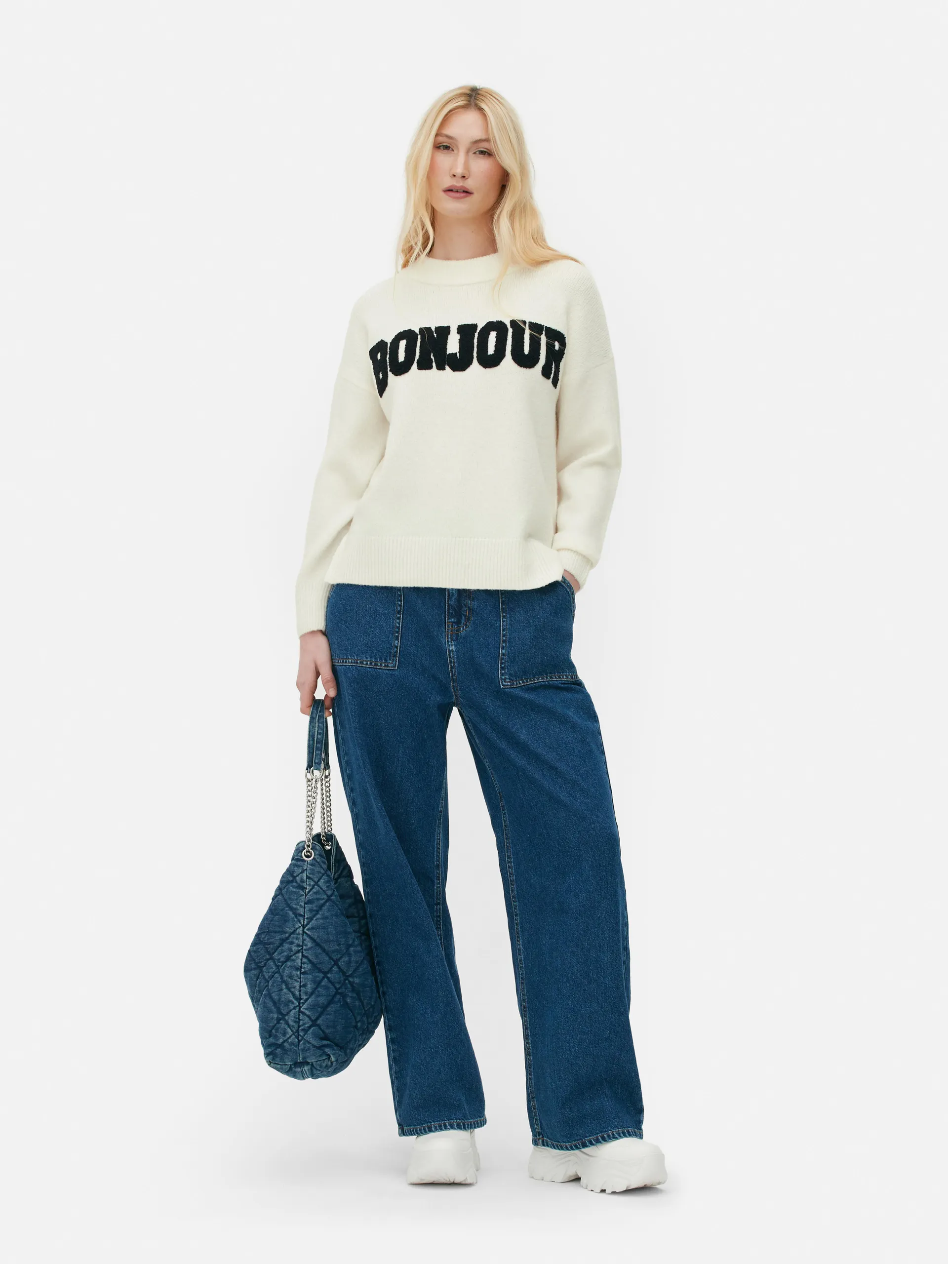 „Paula Echevarría“ Pullover mit Slogan