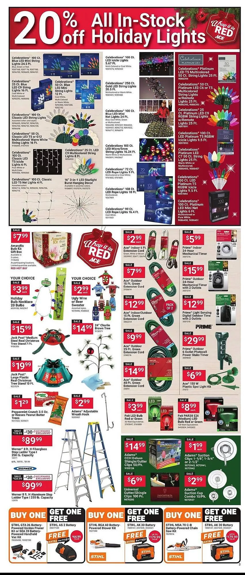 Weekly ad Ace Hardware flyer from December 2 to December 23 2025 - Page 3