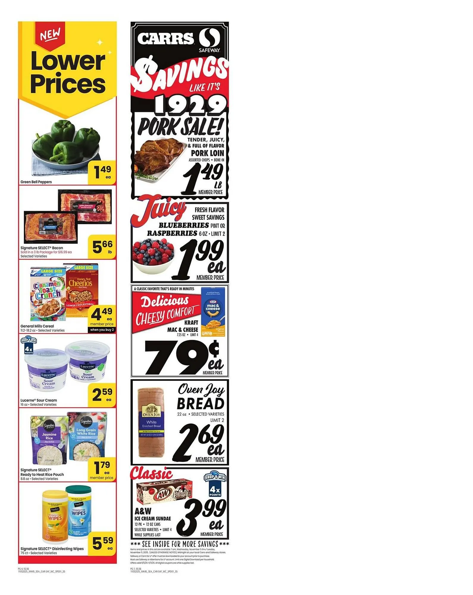 Weekly ad Carrs weekly ad from November 5 to November 11 2025 - Page 1