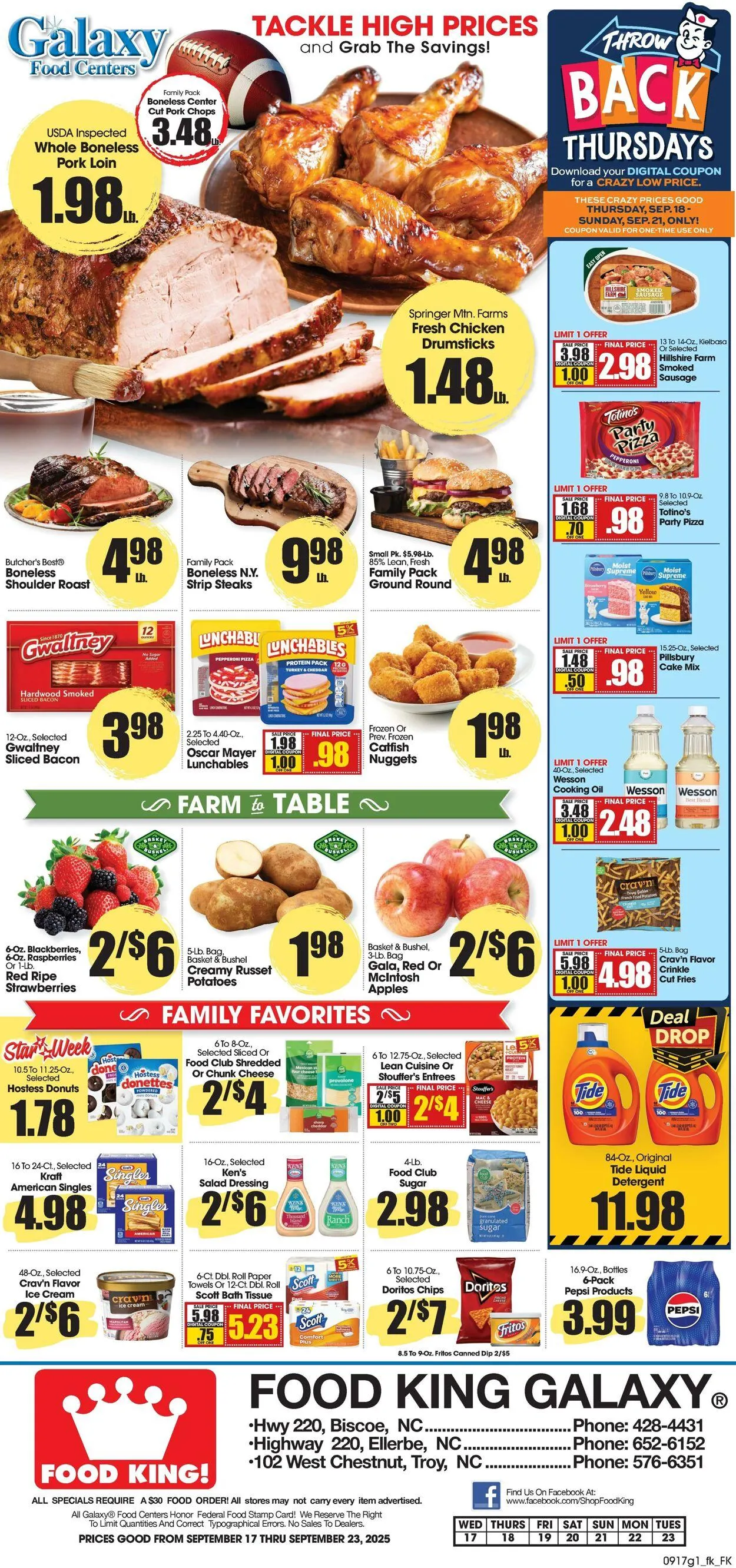 Weekly ad Food King Current weekly ad from September 17 to September 23 2025 - Page 1