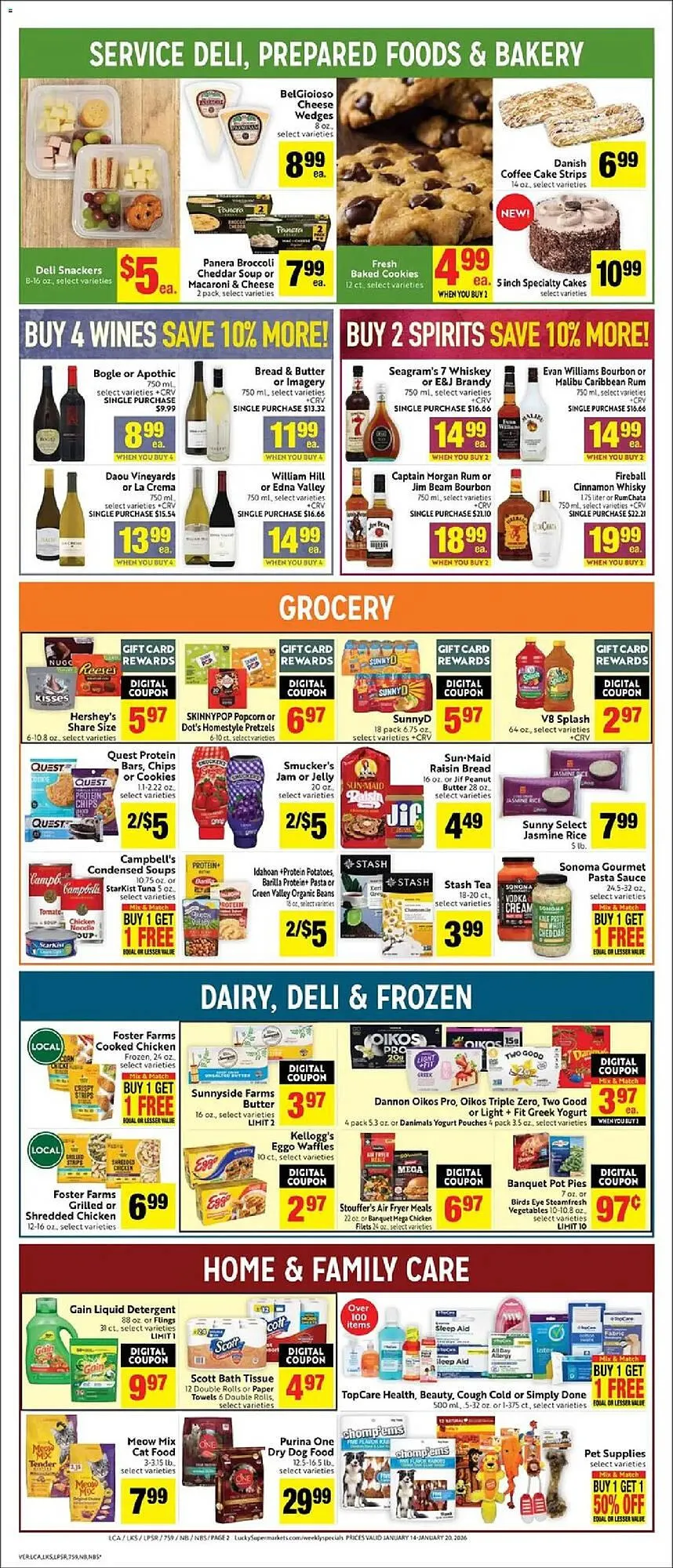 Weekly ad Lucky Supermarkets weekly ad from January 14 to January 20 2026 - Page 2