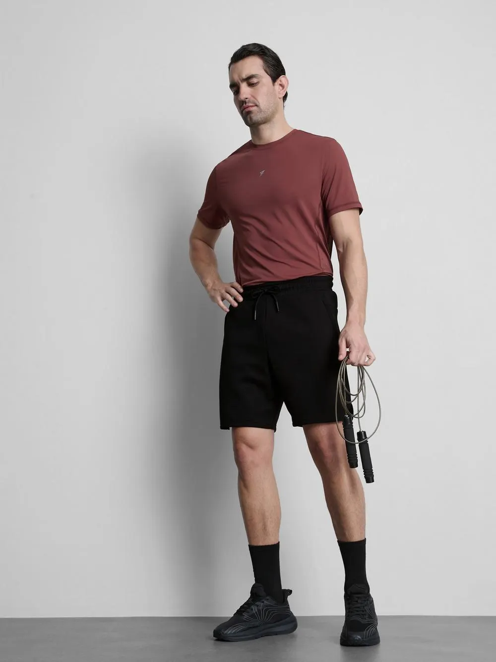 Calções suaves cordão desportivos