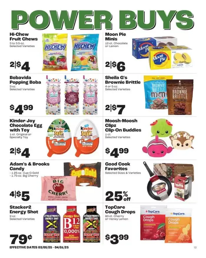 Weekly ad Rosauers Monthly Power Buys from March 5 to April 1 2025 - Page 13