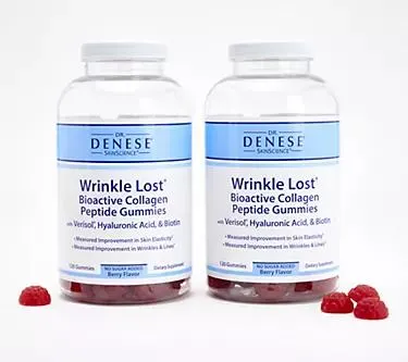 Dr. Denese Wrinkle Lost Collagen Gummies Duo 60 Day Supply