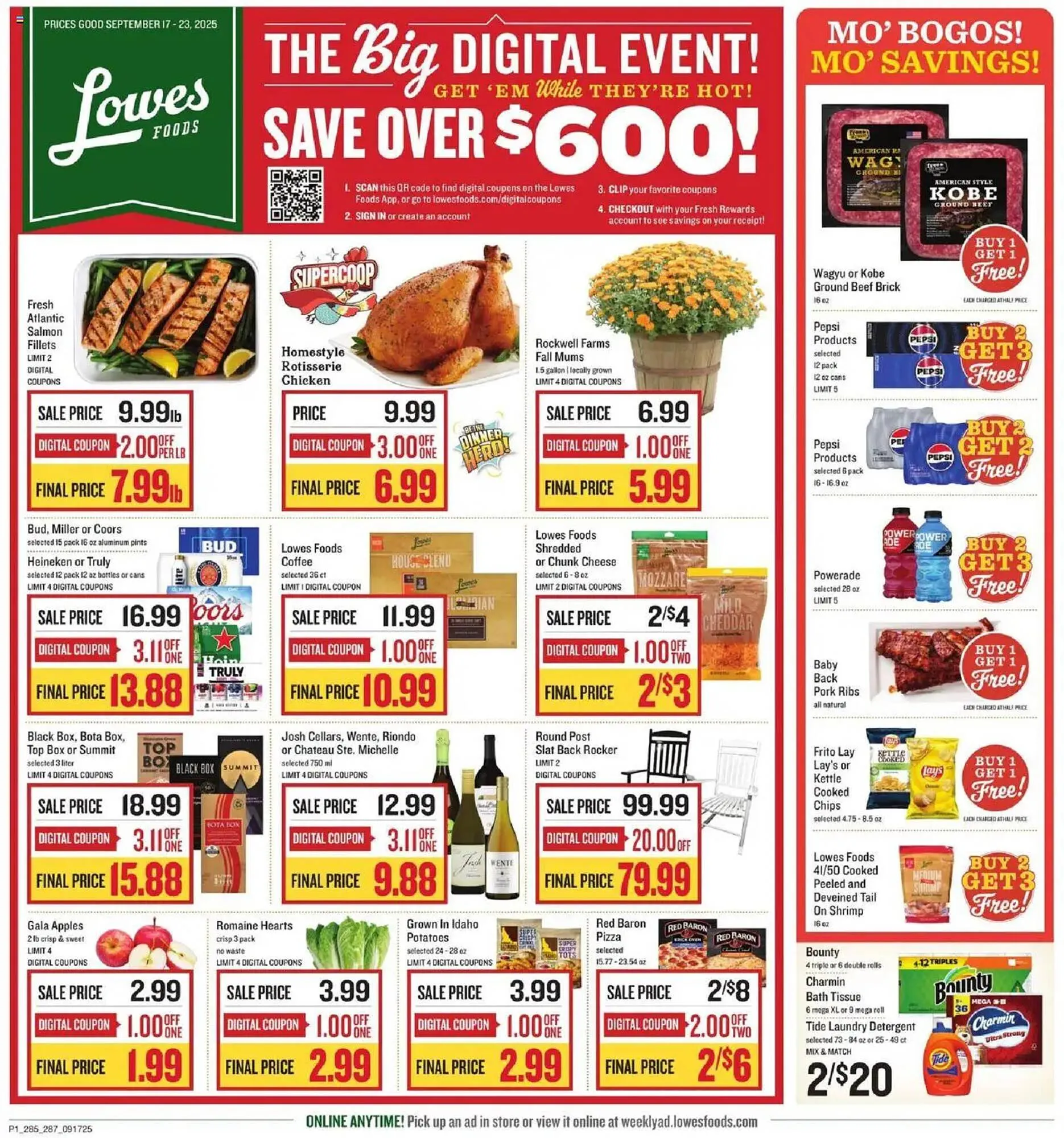 Weekly ad Lowes Foods weekly ad from September 17 to September 24 2025 - Page 1