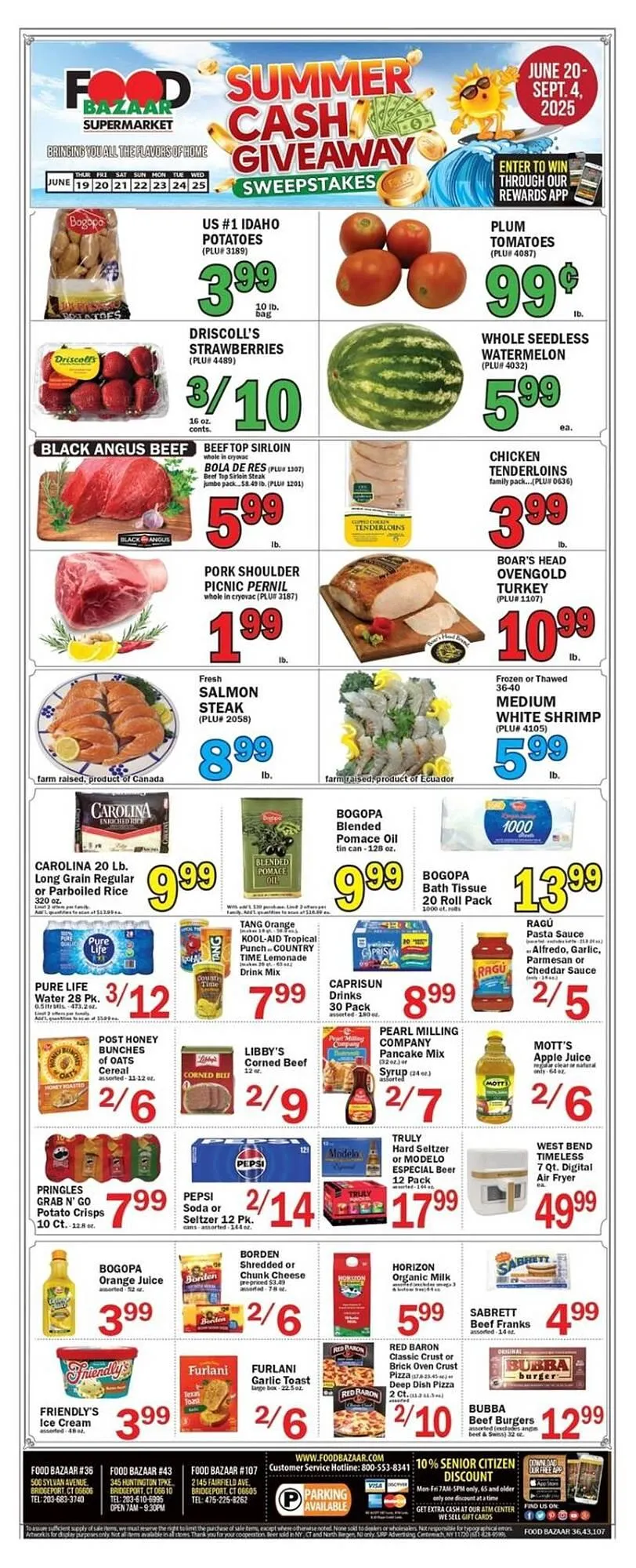 Weekly ad Food Bazaar Weekly Ad from June 19 to June 25 2025 - Page 1