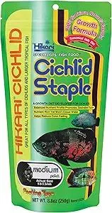 Hikari 8.8-Ounce Cichlid Staple Floating Pellets For Pets, Medium