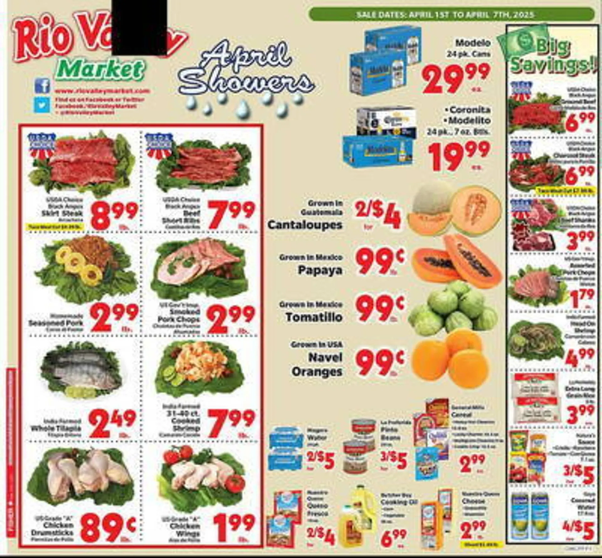 Catálogo de Rio Valley Market Weekly Ad 1 de abril al 7 de abril 2025 - Página 1