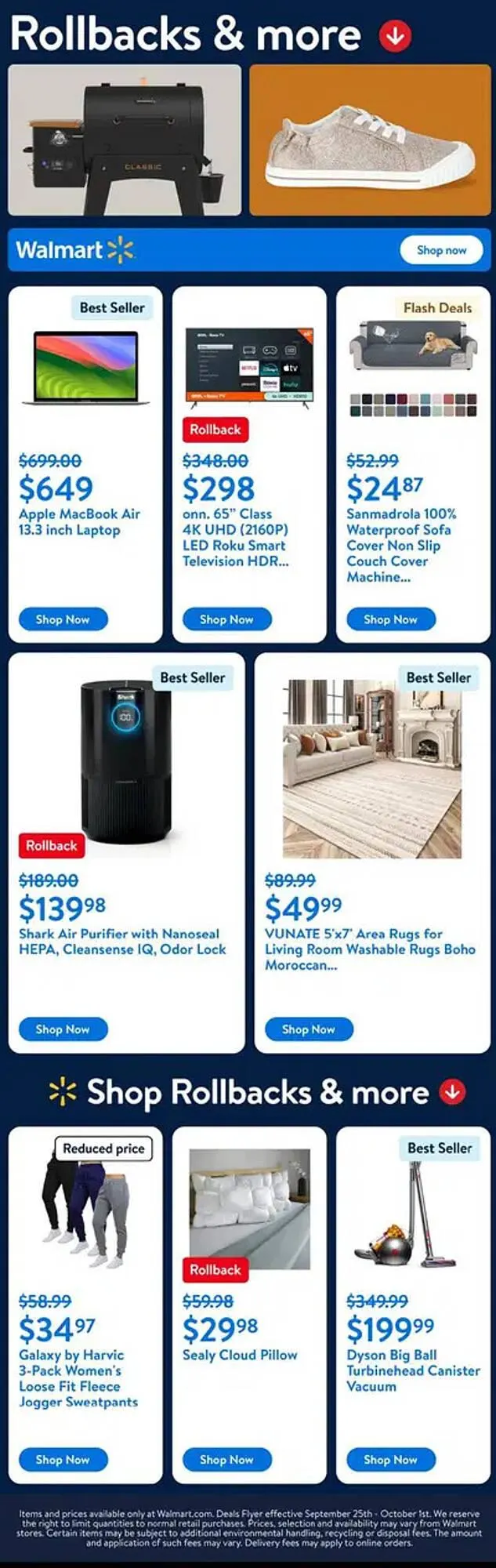 Weekly ad Walmart Weekly Ad from September 25 to October 1 2024 - Page 1