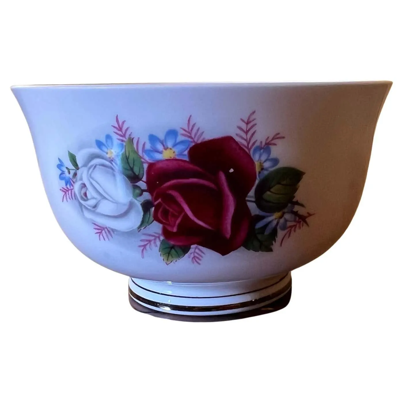 Vintage Queen Anne Duet Sugar Bowl1