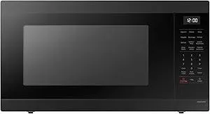 SAMSUNG 1.9 cu. ft. Countertop Microwave with Sensor Cooking, Matte Black Stainless Steel, MS19DG8500MTAA