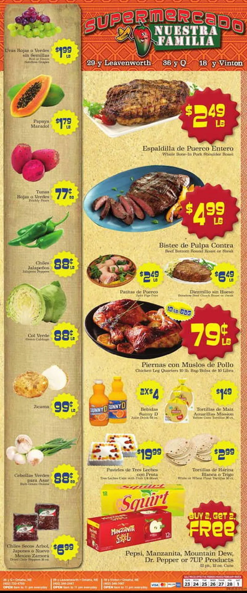 Supermercado Nuestra Familia Weekly Ad - 1