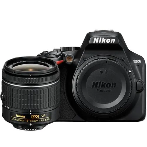 Nikon D3500 24.2MP DSLR Camera with AF-P DX NIKKOR 18-55mm f/3.5-5.6G VR Lens REFURB