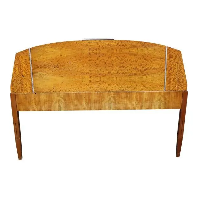 Art Deco Style Birchwood Headboard