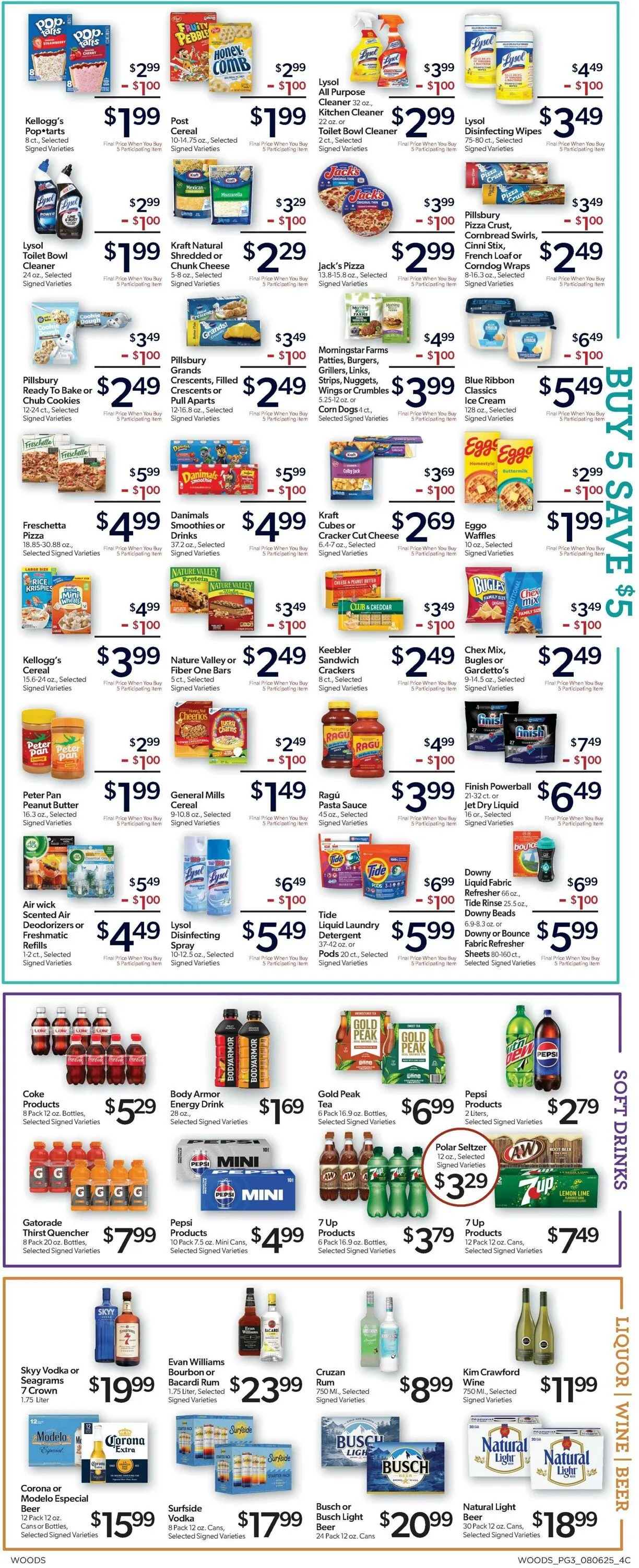 Weekly ad Woods Supermarket from August 6 to August 12 2025 - Page 3