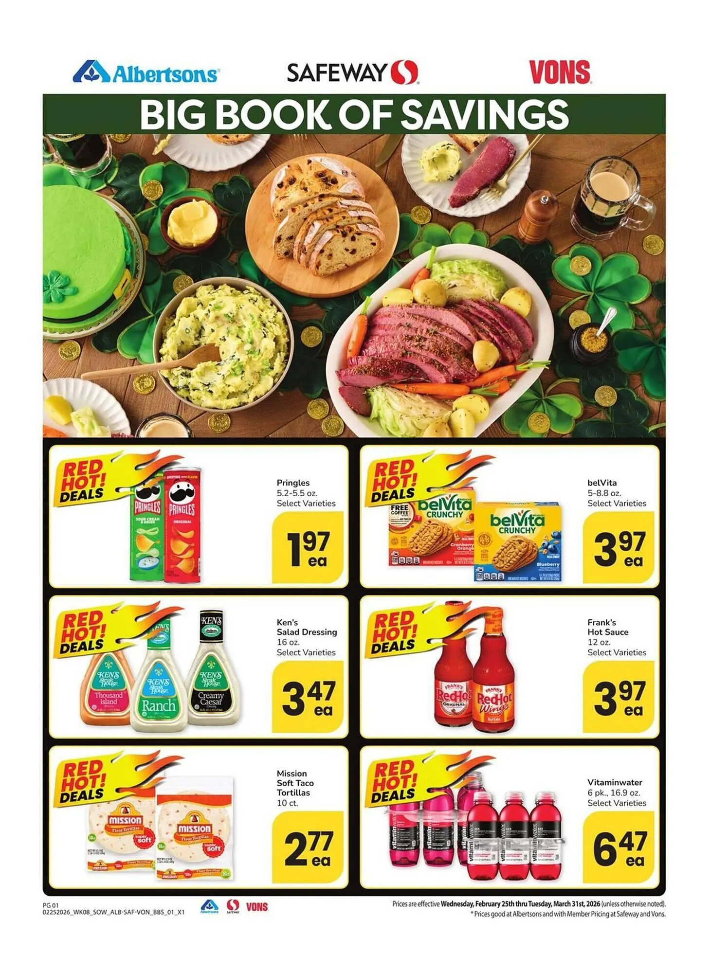 Weekly ad Albertsons weekly ad from February 25 to March 31 2026 - Page 1