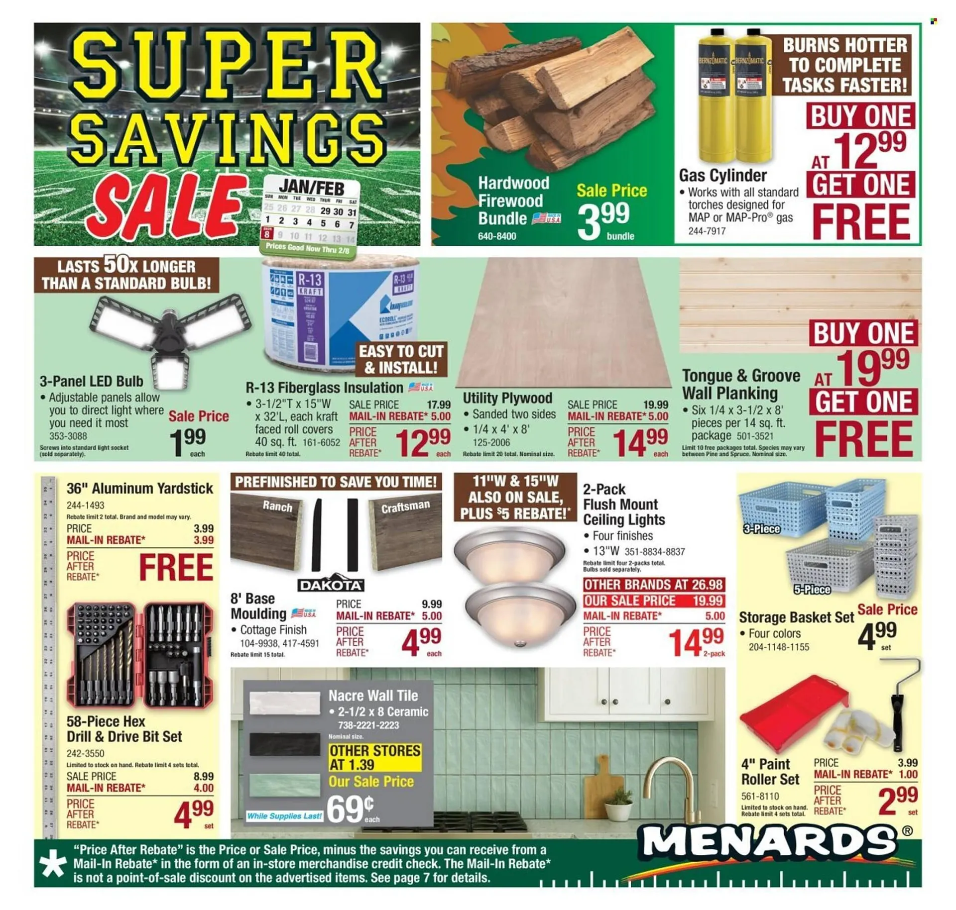 Menards weekly ad - 1