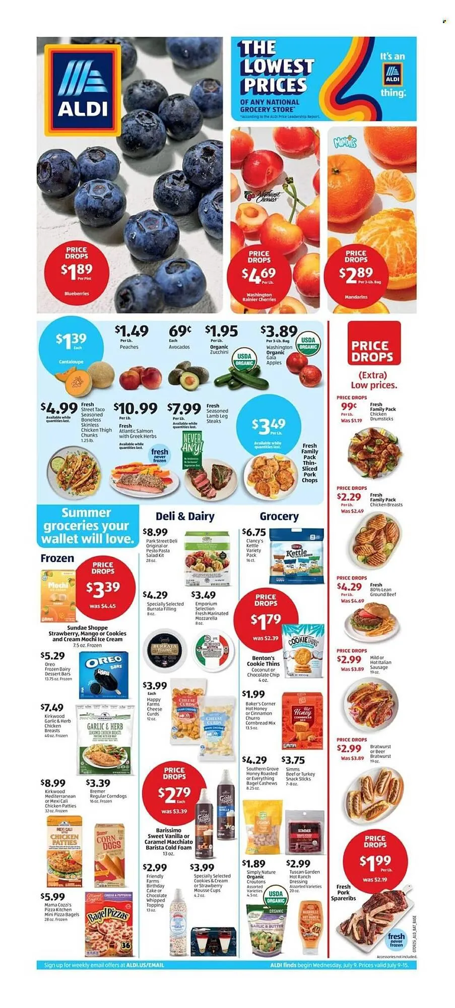 Weekly ad Aldi Weekly Ad from July 9 to July 15 2025 - Page 1